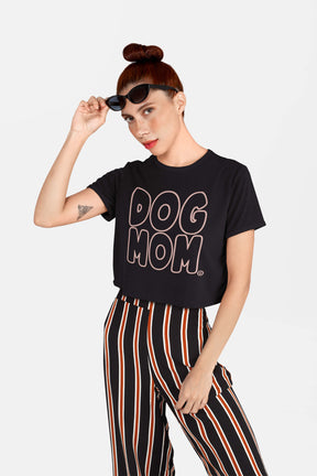 Oversized Dog Mom Crop Top