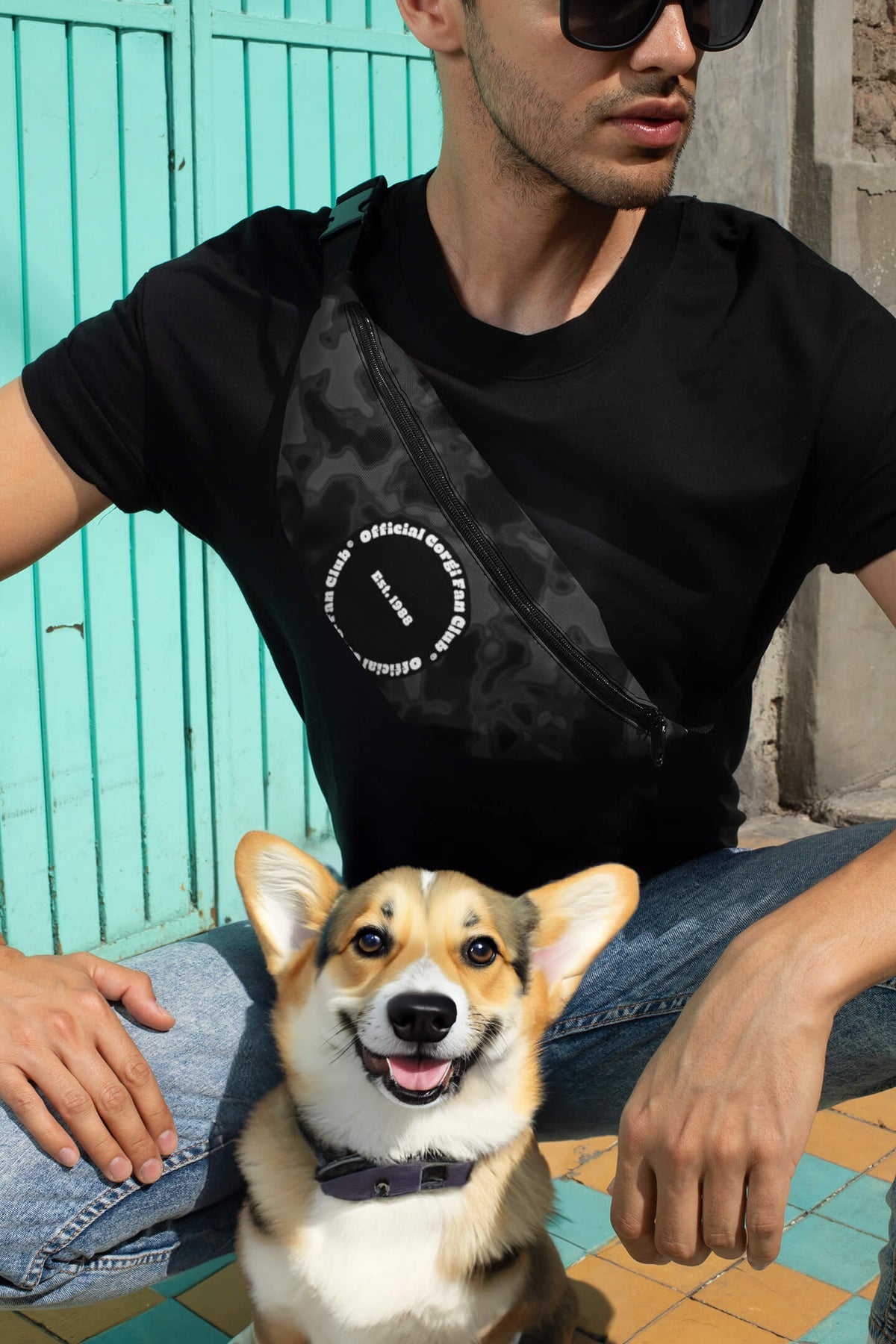 Official Corgi Fan Club© Elite Camo Fanny Pack