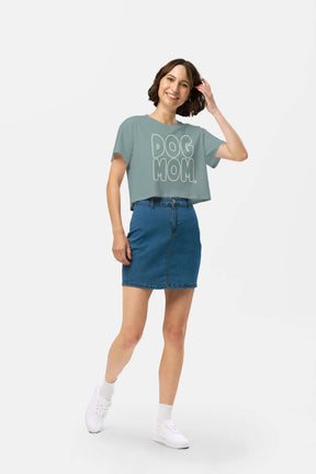 Oversized Dog Mom Crop Top