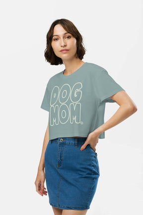 Oversized Dog Mom Crop Top