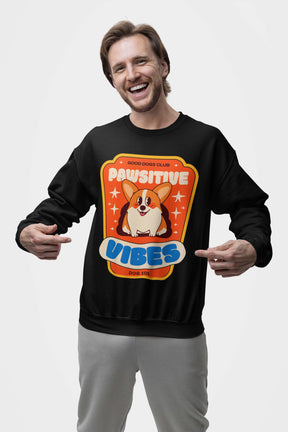 Pawsitive Vibes Corgi Premium Sweatshirt