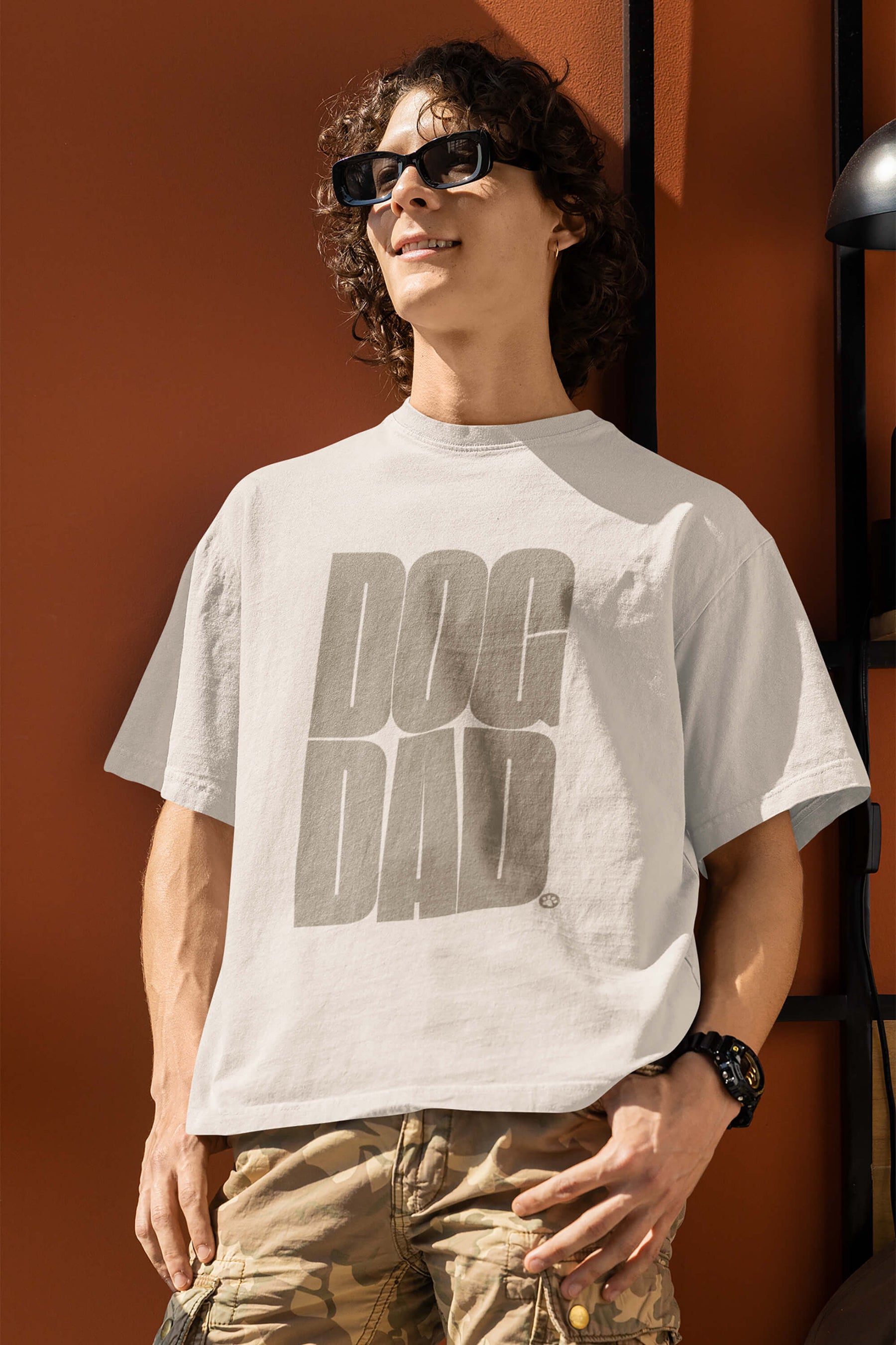 Oversized Dog Dad T-Shirt