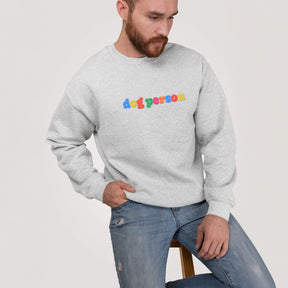 Dog Person Embroidered Unisex Sweater