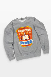 Pawsitive Vibes Corgi Premium Sweatshirt