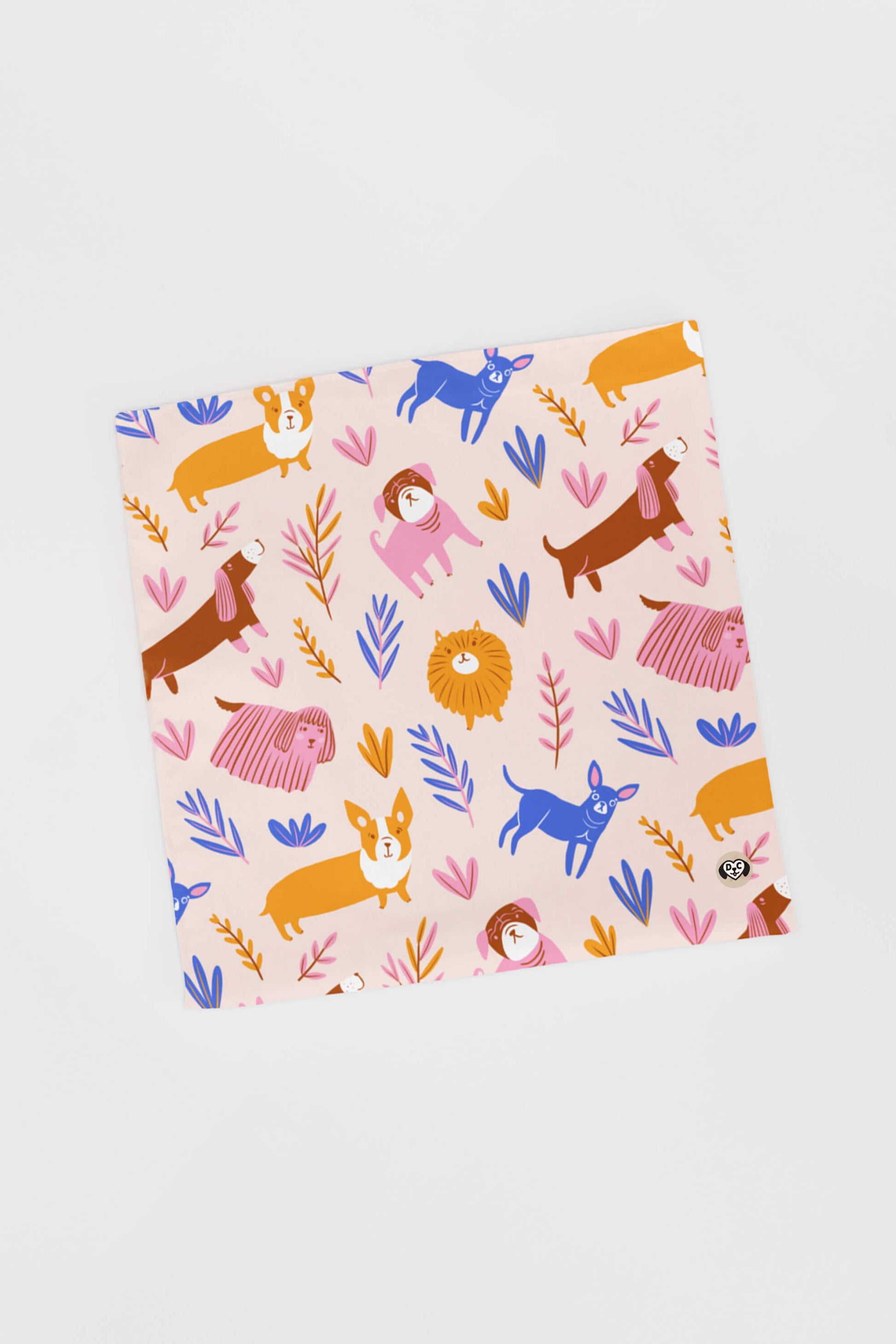 Boho Doggy Paradise Pet Bandana - Dogloverclothing.com