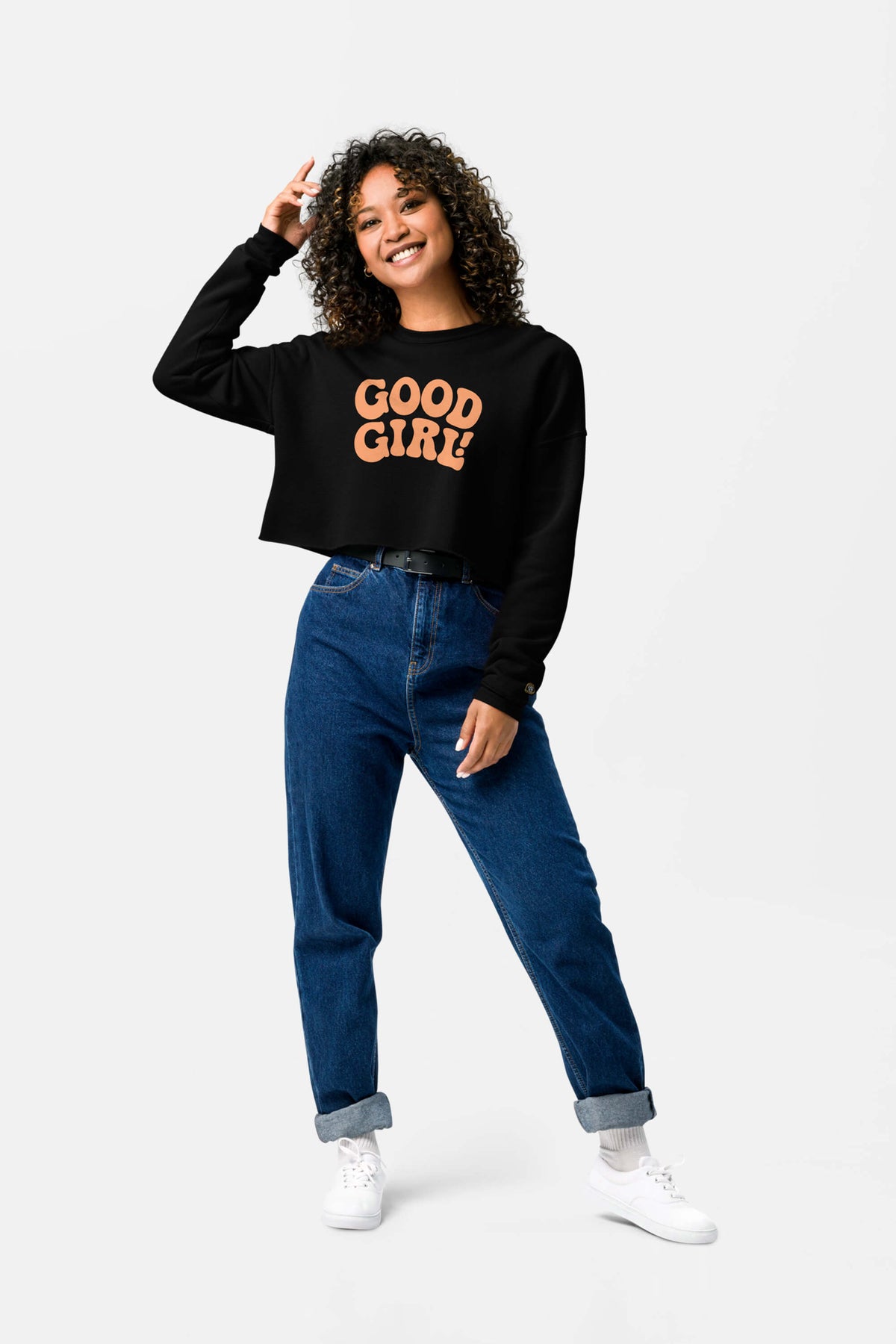 Good Girl Premium Crop Sweatshirt