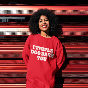 I Triple Dog Dare You Unisex Sweater