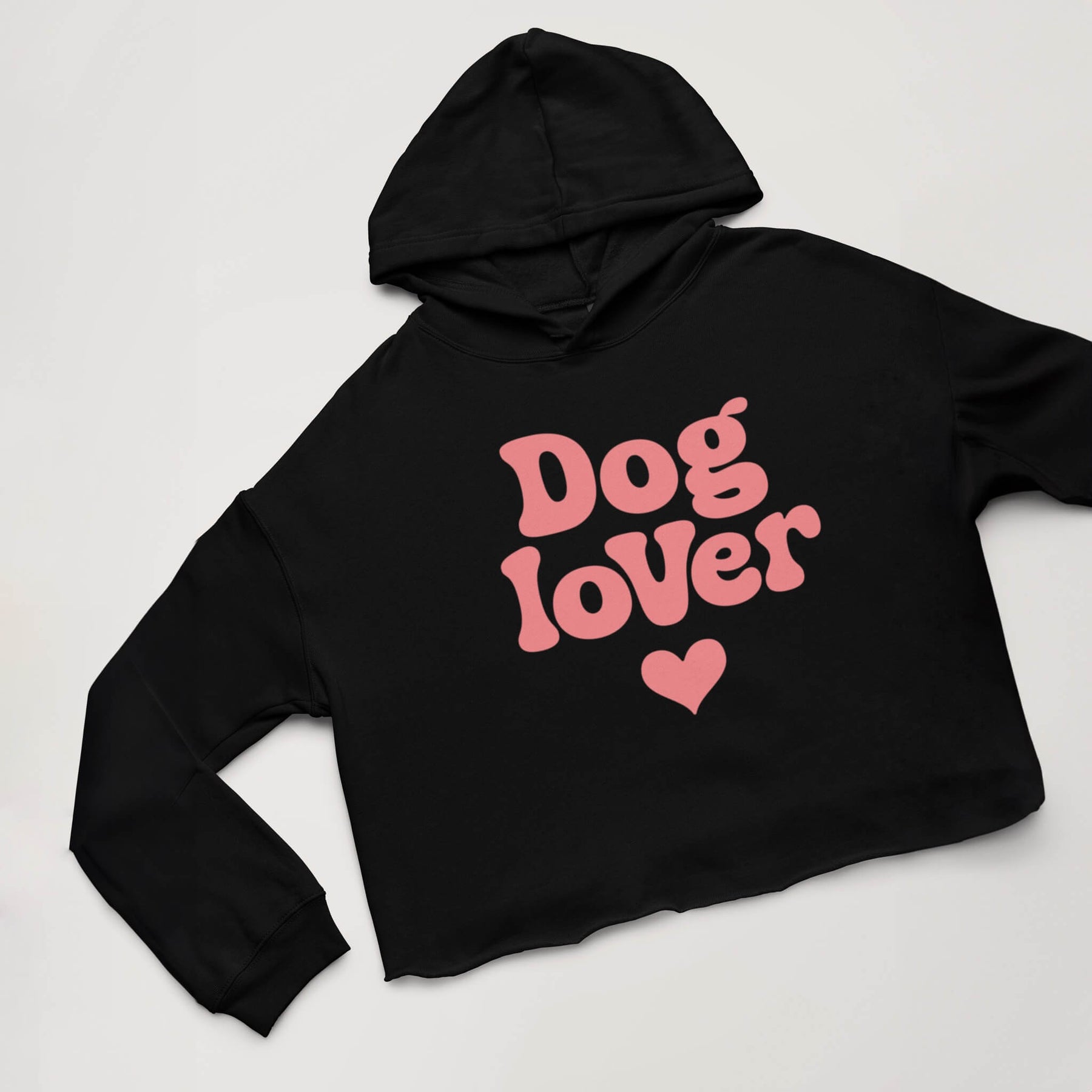 Dog-Lover Crop Hoodie