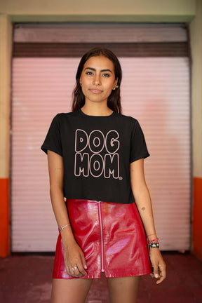 Oversized Dog Mom Crop Top