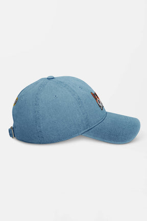 Premium Tricolor Corgi Denim Cap - Dogloverclothing.com