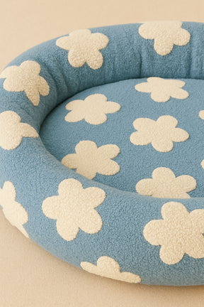 Super Soft Cloud Dog Bed 30", Plush & Anti Slip Bottom
