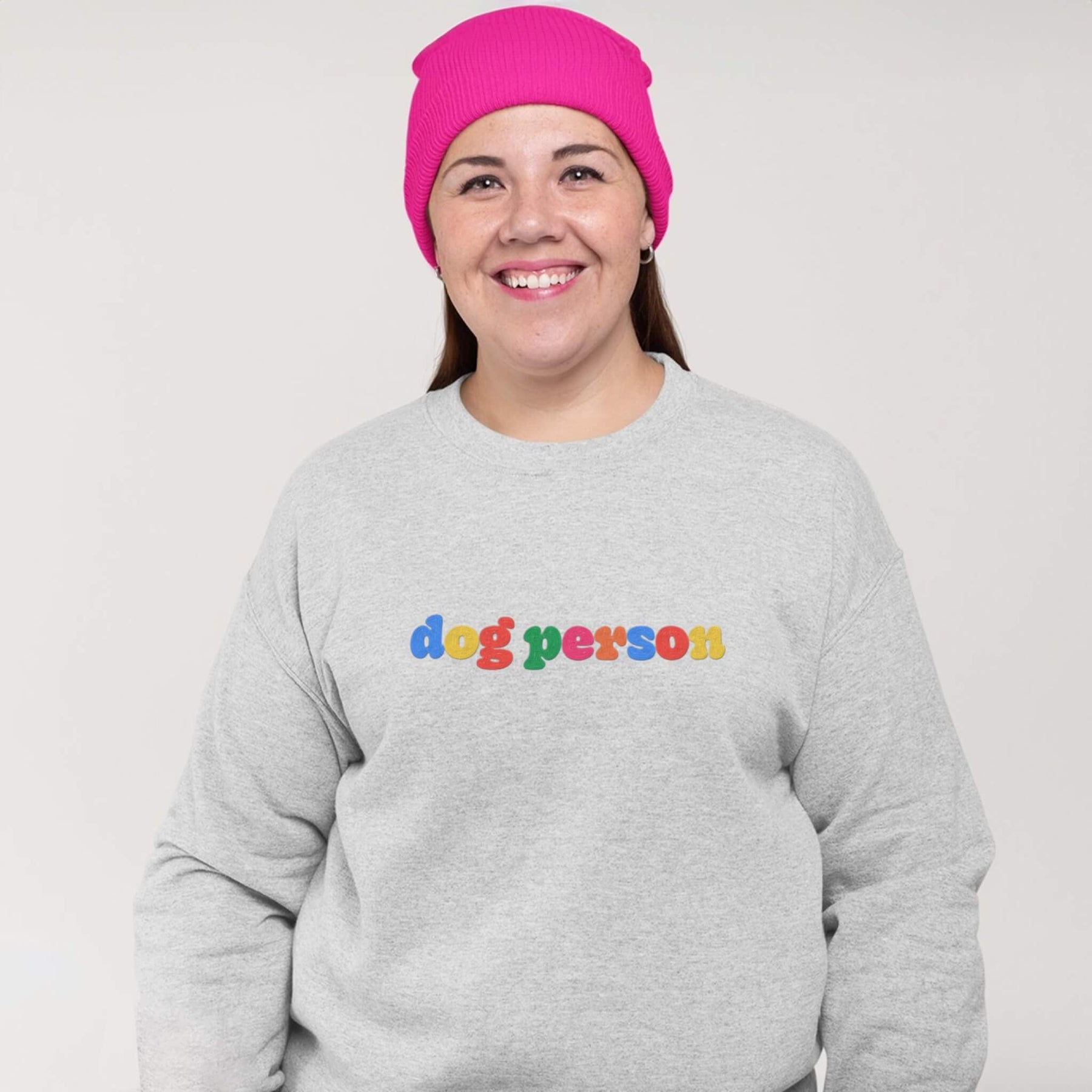 Dog Person Embroidered Unisex Sweater