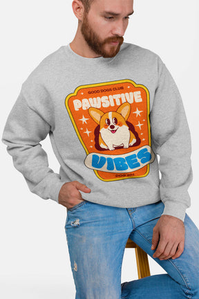 Pawsitive Vibes Corgi Premium Sweatshirt