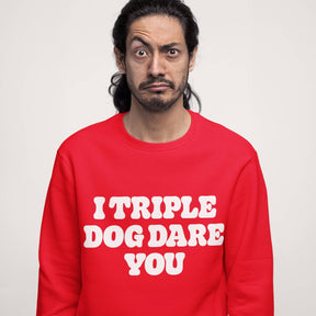 I Triple Dog Dare You Unisex Sweater