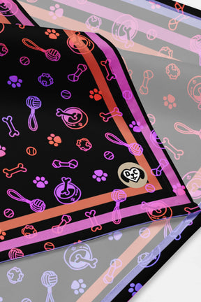 Playful Neon Pet Bandana