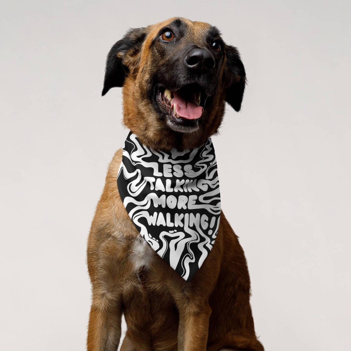 Less Talking More Walking Dog Bandana