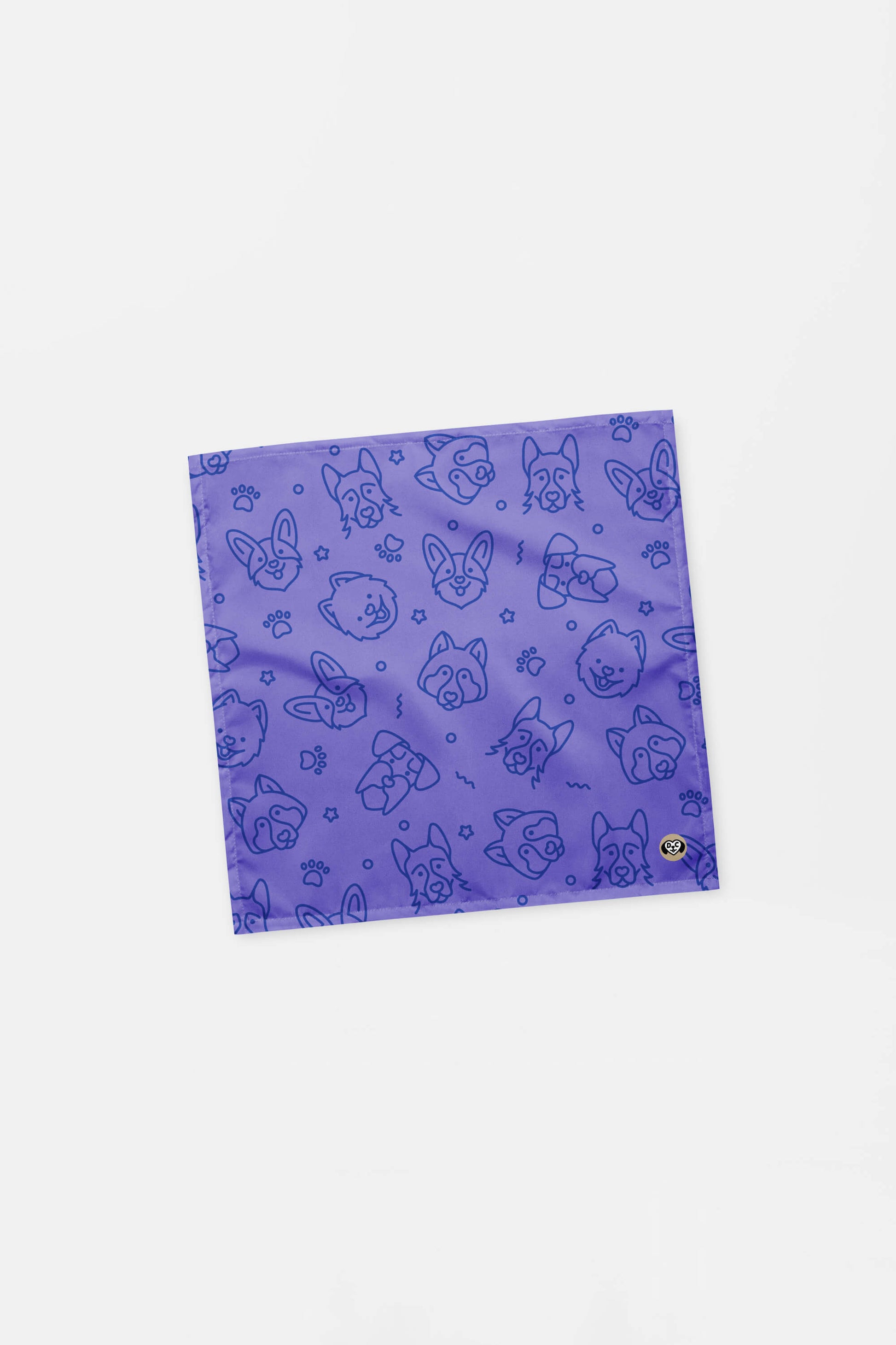 Lavender Dog Art Pet Bandana - Dogloverclothing.com