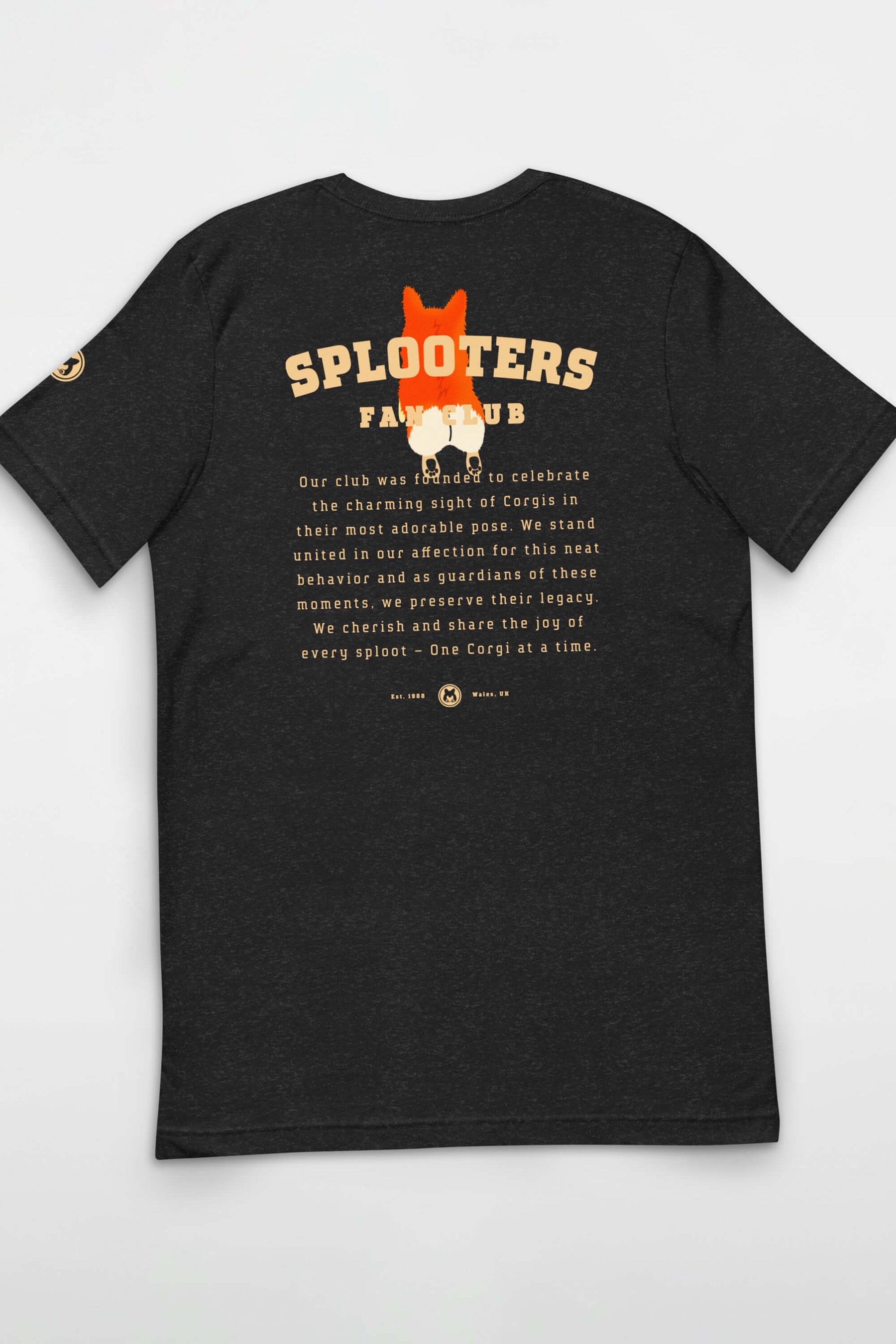 Official Splooting Corgi Fan Club T-Shirt