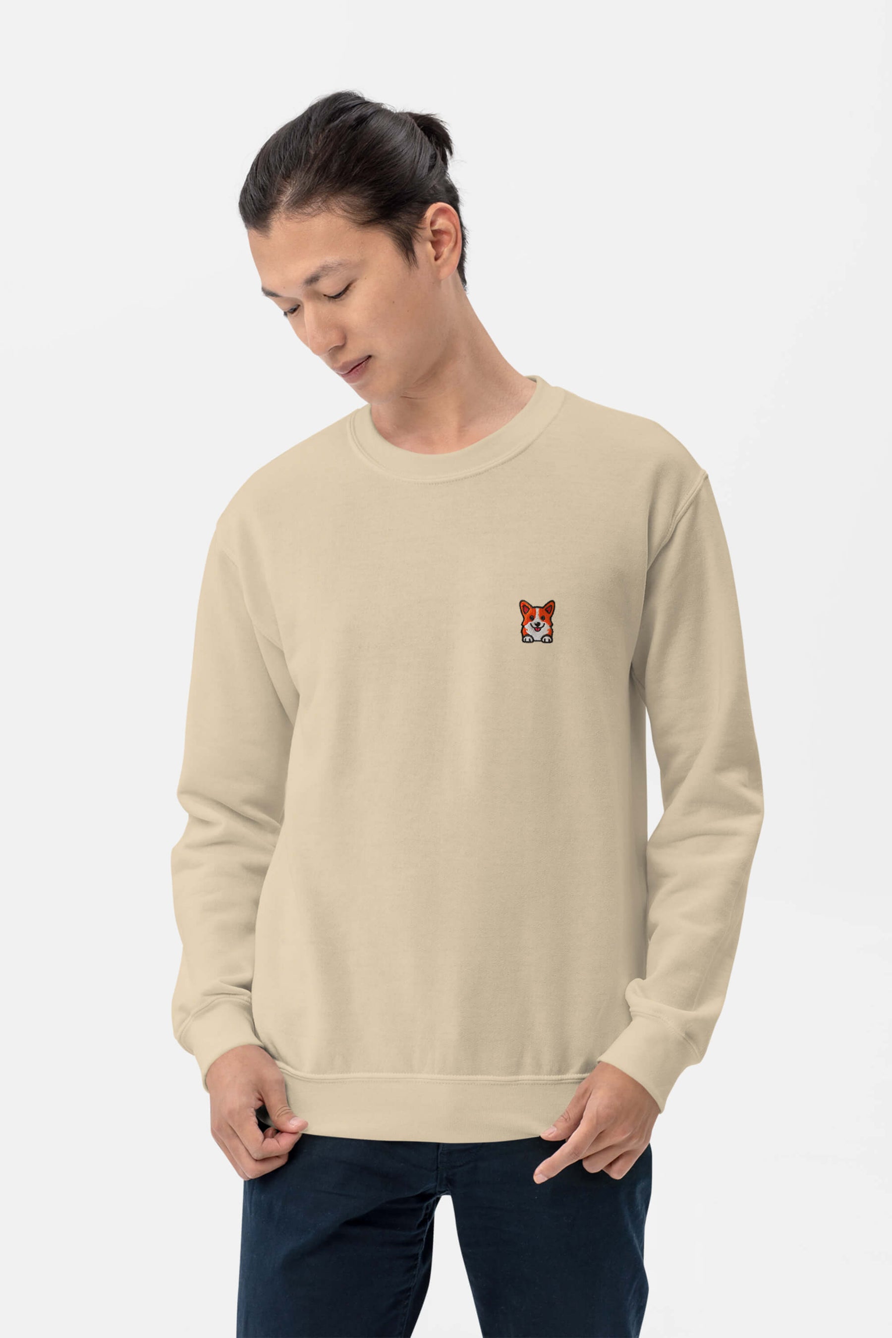 Premium Corgi Pocket Pal Unisex Sweatshirt