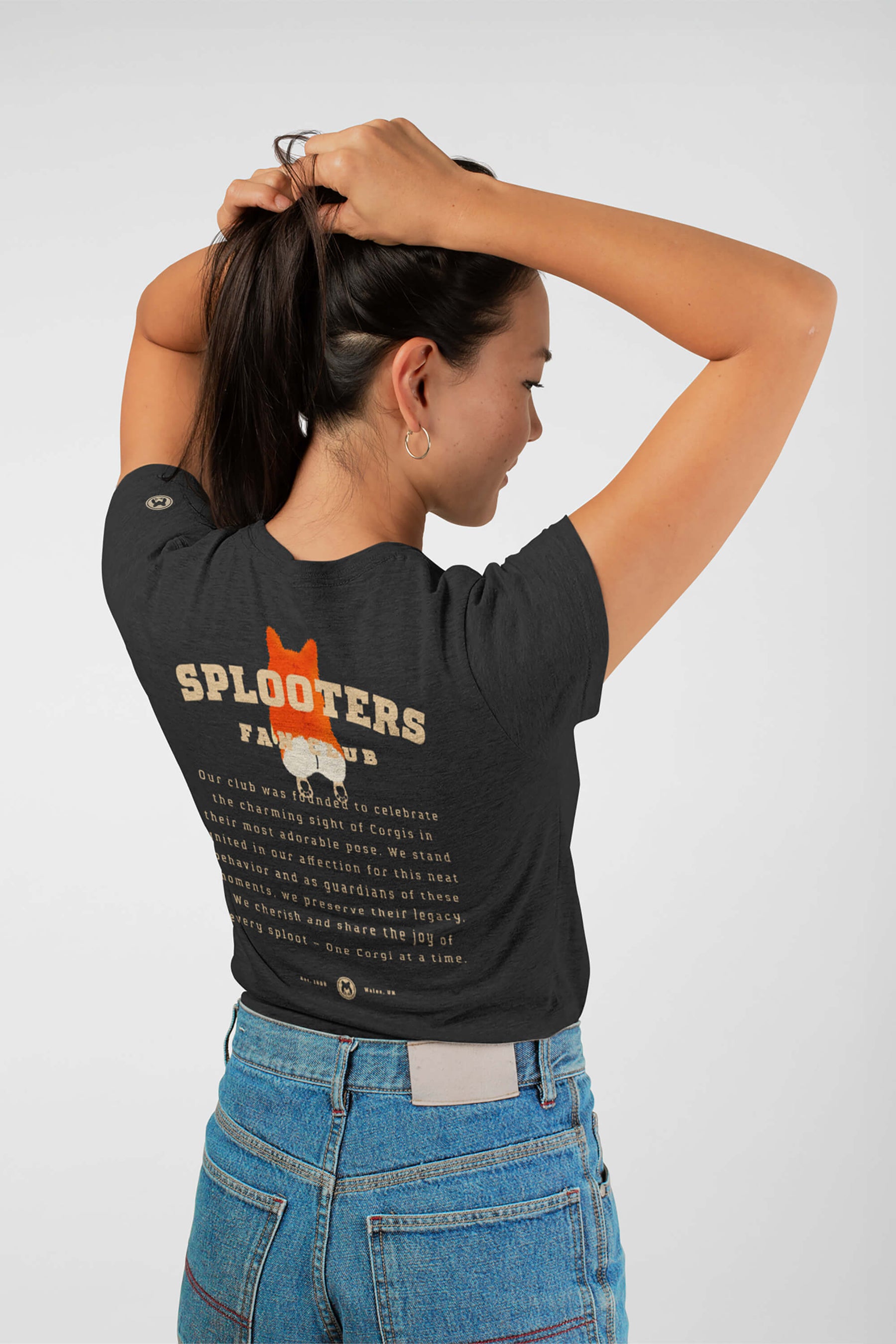 Official Splooting Corgi Fan Club T-Shirt