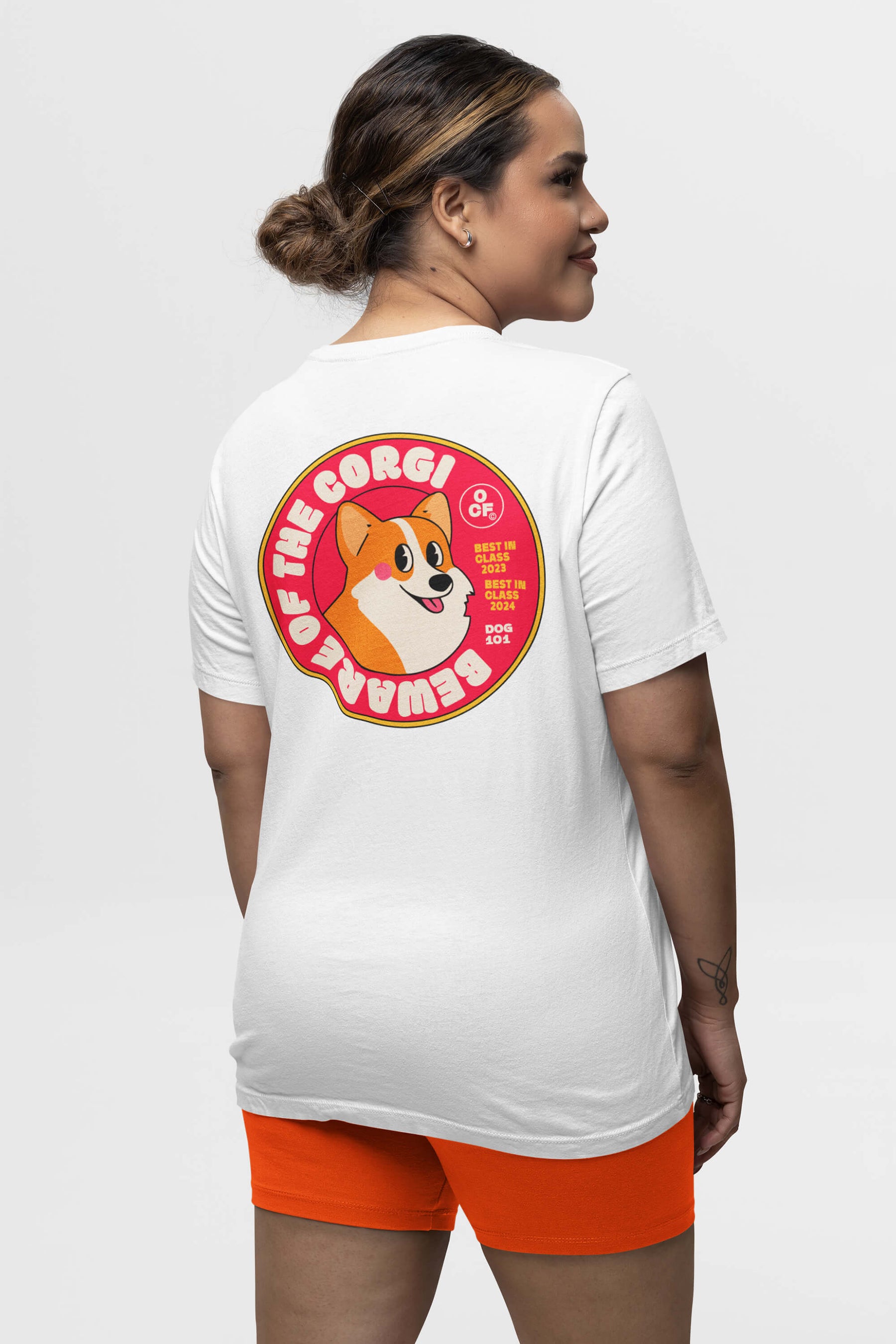 Beware of the Corgi Supreme Unisex T-Shirt