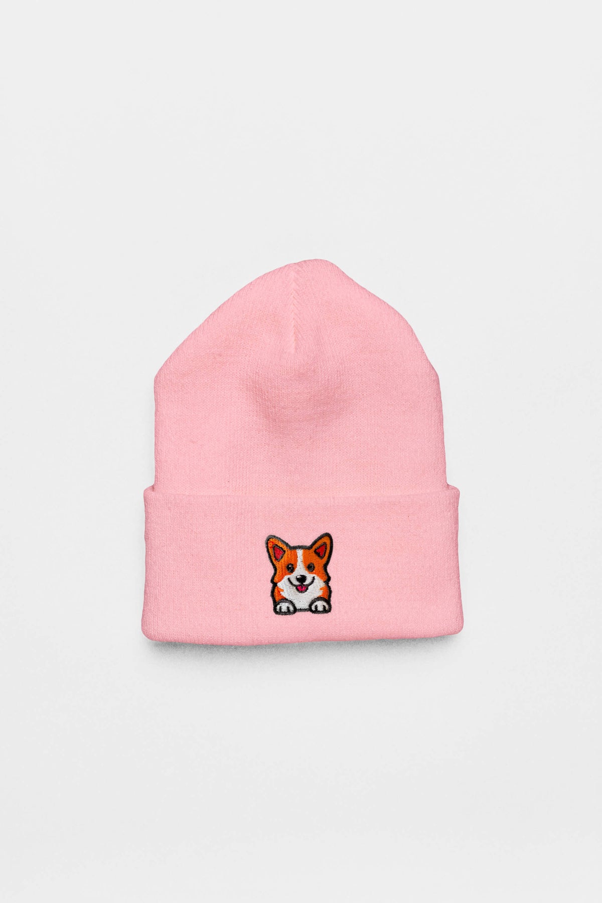 Cozy Corgi Patch Beanie