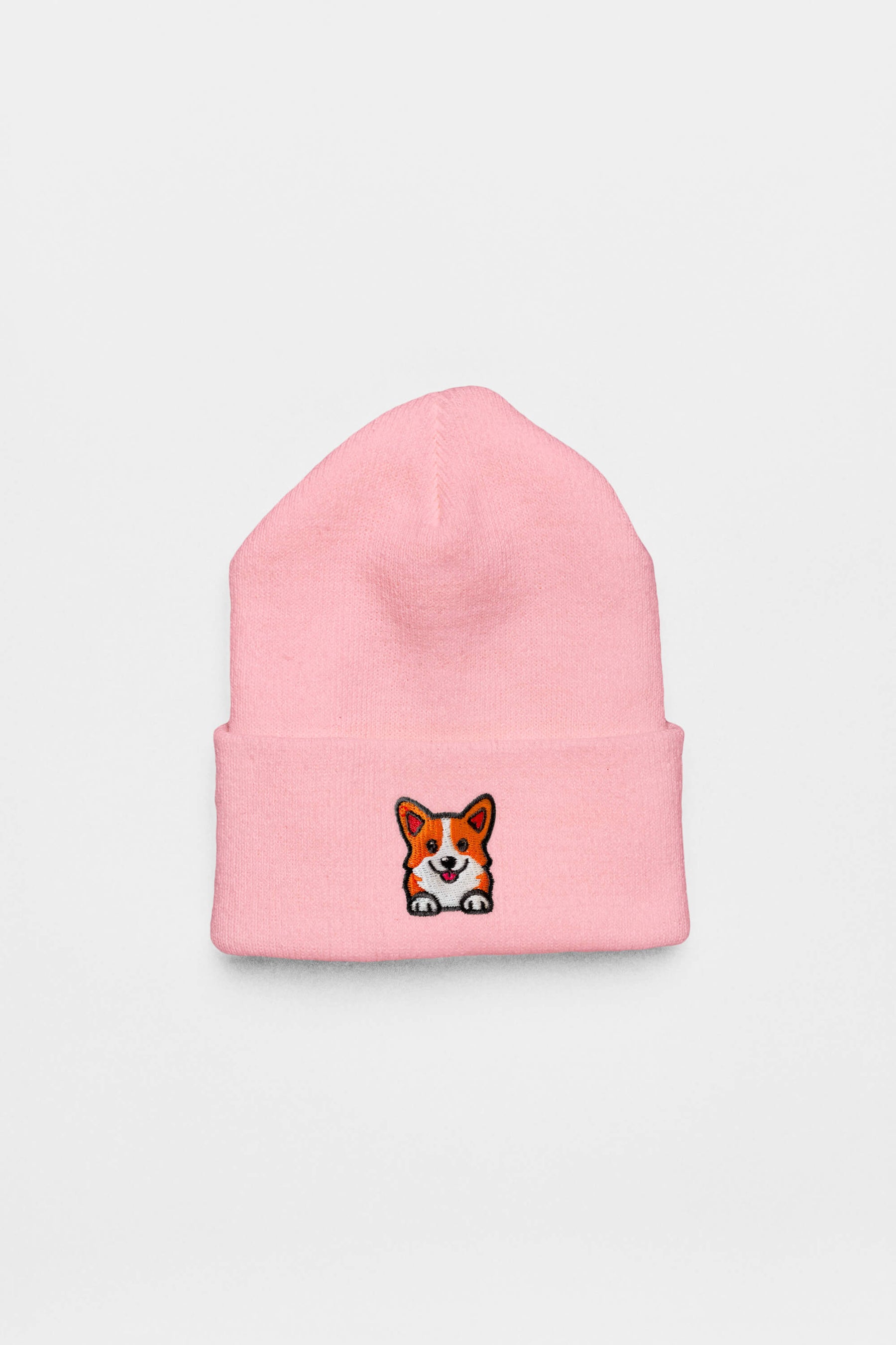 Cozy Corgi Patch Beanie