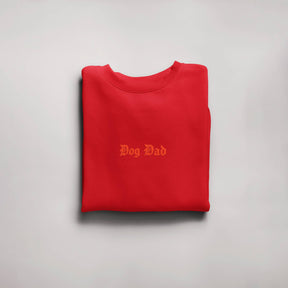 Dog Dad Embroidered Sweater