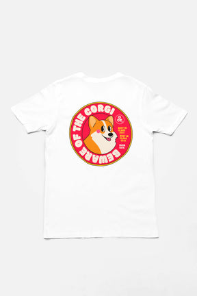 Beware of the Corgi Supreme Unisex T-Shirt